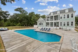 2625 Seashore Road SW, Supply, NC 28462 — 5-bedroom home in Pelican Point, Supply, NC, photo 11 of 62: Exterior Back Pool