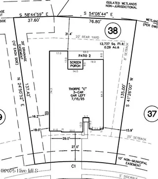 282 Sand Dollar Lane, Southport, NC 28461 – photo 19: Plot Plan