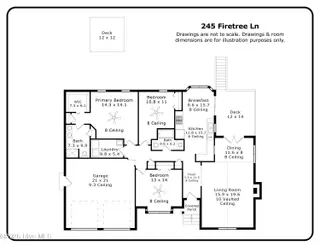 245 Firetree Lane, Seven Lakes, NC 27376 – photo 11: 245 Firetree Floor Plan
