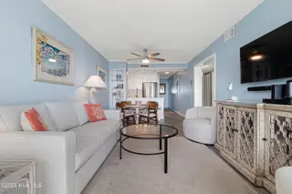 2111 W Ft Macon Road 248 Dunescape, Atlantic Beach, NC 28512 – photo 18: Living room with ocean views
