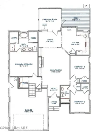 4150 Bedford Way, Southport, NC 28461 – photo 6: Floor Plan DOWN