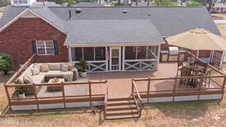 1813 Oberry Center Road, Goldsboro, NC 27530 – photo 3: Massive Deck-Virtually staged
