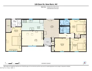 126 Dare Drive, New Bern, NC 28560 – photo 15: Floor Plan