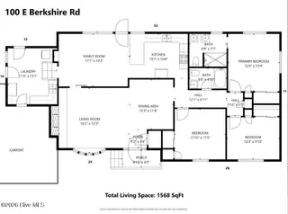 100 E Berkshire Road, Greenville, NC 27858 – photo 3: Floor Plan- 100 E Berkshire Rd