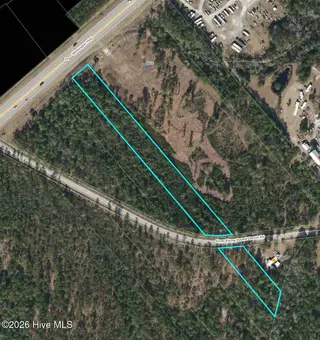 2.41ac Wilmington Highway, Holly Ridge, NC 28445 — lot, Holly Ridge, NC, photo 12 of 20: Aerial Map