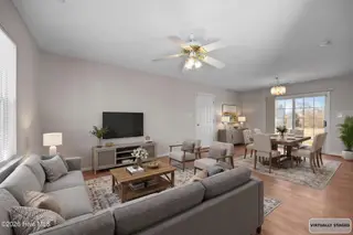 119 Annie Road, Richlands, NC 28574 – photo 4: living room-dining room staged