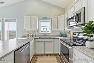 1426 N New River Drive, Surf City, NC 28445 – photo 13: Kitchen Virtually Staged