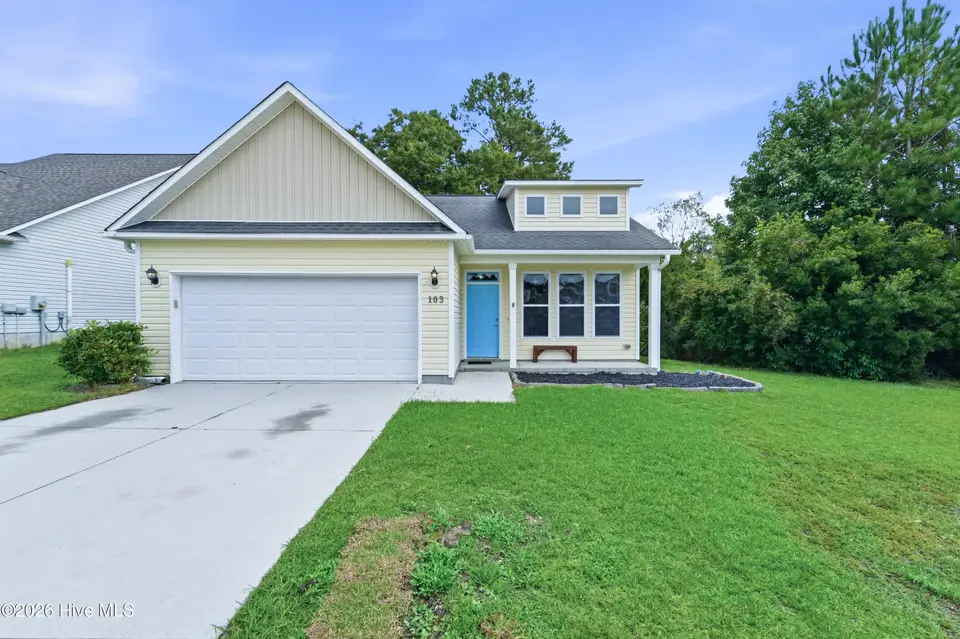 103 Forsythia Court, Jacksonville, NC 28546 — 3-bedroom home in Aragona Village, Jacksonville, NC, photo 1 of 48: Front