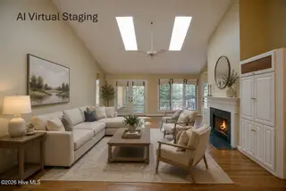 160 Hunter Trail, Southern Pines, NC 28387 – photo 14: Living room with AI Staging