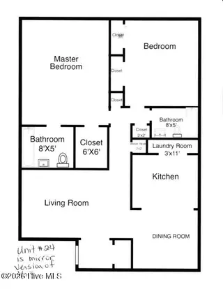 570 S May Street Apt 24, Southern Pines, NC 28387 – photo 16: Floor plan layout