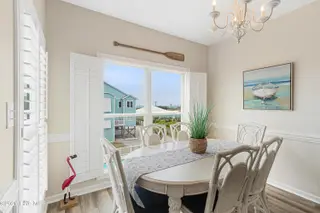105 Beachwood Drive 1c Blue Water Condominiums, Atlantic Beach, NC 28512 – photo 9: Dining area with ocean views