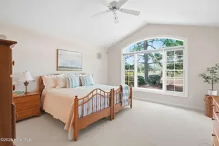 176 Starland Lane, Southern Pines, NC 28387 – photo 9: 05 - Primary Bedroom - Arched Window