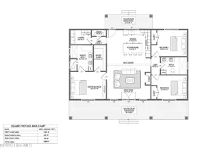 1623 Seed Tick Neck Road, Pinetown, NC 27865 — 3-bedroom home, Pinetown, NC, photo 2 of 3: Floor Plan