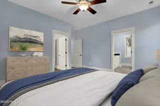 437 Belvedere Drive, Holly Ridge, NC 28445 – photo 15: Master Bedroom, Virtual Staging
