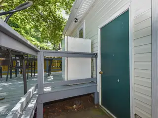 3508 Christopher Drive NW, Wilson, NC 27896 — 3-bedroom home in Wescott Village, Wilson, NC, photo 18 of 20: Exterior - rear - storage - ok