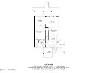 7803 Ocean Drive East, Emerald Isle, NC 28594 – photo 12: Floor Plan Main Level