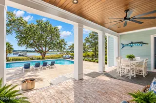 2625 Seashore Road SW, Supply, NC 28462 — 5-bedroom home in Pelican Point, Supply, NC, photo 7 of 62: Back Porch