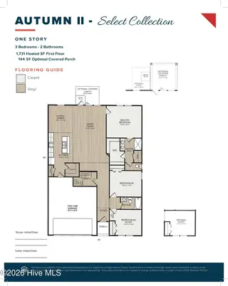 1002 Brooke Ridge Lane, Boiling Spring Lakes, NC 28461 – photo 2: Autumn Floorplan