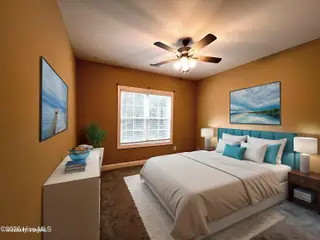 412 Taylor Place, Goldsboro, NC 27430 — 2-bedroom townhome in Taylor Commons, Goldsboro, NC, photo 21 of 24: Guest Bedroom Virutally Staged