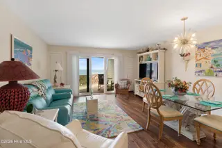 565 Salter Path Road S3 Ocean Grove West, Pine Knoll Shores, NC 28512 – photo 7: Living room with ocean views