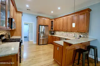 129 Beacon Ridge Drive, West End, NC 27376 – photo 16: Eat In Kitchen w/ Breakfast Bar