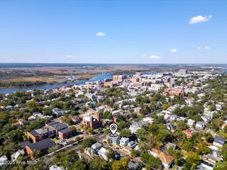 223 S 5th Avenue, Wilmington, NC 28401 — 6-bedroom home in Historic District, Wilmington, NC, photo 5 of 48: Full Aerial