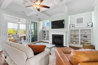 3244 Oceanic Bay Drive, Southport, NC 28461 – photo 9: Coffered Ceiling | Gas FP