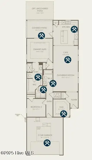 5927 Moonshell Loop 1226, Wilmington, NC 28412 – photo 2: Compass Floorplan