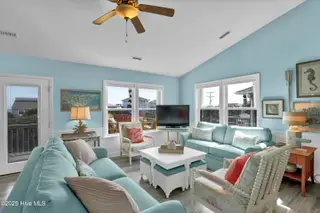 600-A N Anderson Boulevard, Topsail Beach, NC 28445 – photo 12: Living Room, Top Floor