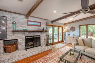 435 Munden Farm Road, Newport, NC 28570 – photo 9: Living room with fireplace