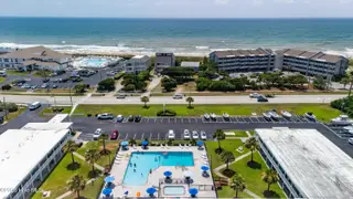 1918 W Ft Macon Road 201, Atlantic Beach, NC 28512 – photo 23: Aerial View of Pool and Ocean