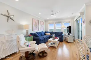 1010 Salter Path Road 6, Indian Beach, NC 28512 – photo 3: Living room with sound views