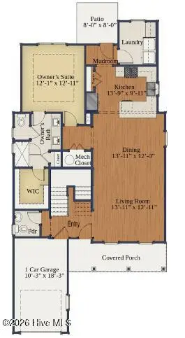518 Bartley Street, Vass, NC 28394 – photo 2: BC 8 1st floor