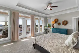 525 Sanders Lane, Newport, NC 28570 – photo 6: Primary suite with creek views
