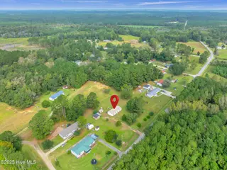 2216 Bell Williams Road, Burgaw, NC 28425 — 3-bedroom manufactured home, Burgaw, NC, photo 24 of 25: Aerial View – Nature at Its Best