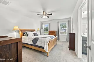 800 Compass Drive, Elizabeth City, NC 27909 — 3-bedroom home in Hunters Lake, Elizabeth City, NC, photo 17 of 39: Primary Bedroom