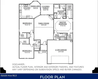 4027 Bluewater Boulevard, New Bern, NC 28562 – photo 4: 706-AV RAEGAN FLOOR PLAN