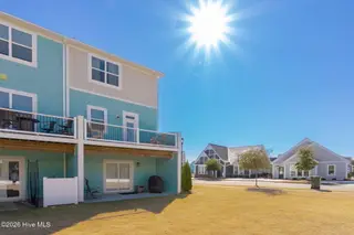 123 Whimbrel Way, Beaufort, NC 28516 – photo 21: Back of Townhome and Common Space