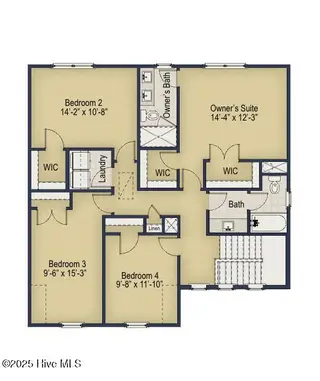 628 Chambers Drive, Southern Pines, NC 28387 – photo 3: Second Floor Cutsheet