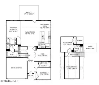 2009 Brisco Way 3, Leland, NC 28451 – photo 2: Floor Plan