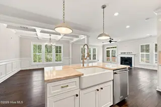 123 Hardwick Lane, Newport, NC 28570 – photo 13: Kitchen/Dining/Living Room view