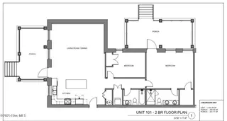 805 Mulberry Street Unit 101, Beaufort, NC 28516 – photo 20: Floor Plan