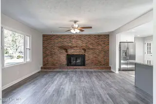 255 Foxcroft Road, Whispering Pines, NC 28327 – photo 5: Living Room with Fireplace