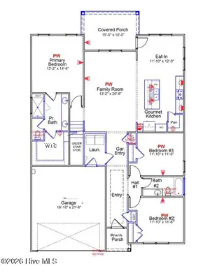 612 Dressage Way, Wilmington, NC 28411 — 4-bedroom home in Scotts Hill Village, Wilmington, NC, photo 2 of 17: SHV90 First Floor