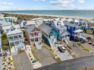 233 Sea Dreams Drive, Atlantic Beach, NC 28512 – photo 24: sea dreams drone closer 2