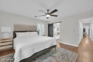 113 Yorkshire Lane, Wilmington, NC 28409 — 3-bedroom home in Lansdowne Estates, Wilmington, NC, photo 17 of 48: Primary Bedroom