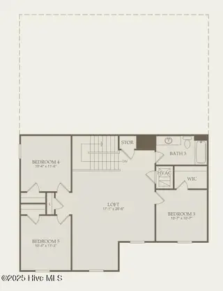 592 Coronado Avenue 22, Leland, NC 28451 – photo 4: Starling Floorplan Upstairs