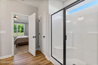 9001 Fox Trot Circle, Middlesex, NC 27557 – photo 15: 15-Walk In Shower Primary Bath