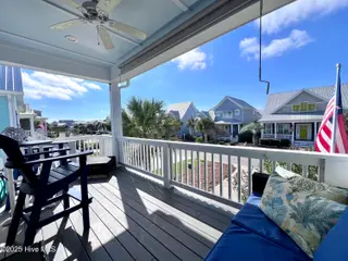 1225 Pinfish Lane, Carolina Beach, NC 28428 – photo 11: Front covered porch off Living Room