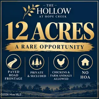 12 Acres Hope Creek Trail, Spring Hope, NC 27882 — lot, Spring Hope, NC, photo 1 of 8: 12 acres graphic